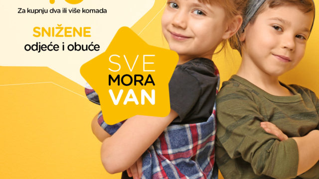 Dodatnih -40% na već sniženu ODJEĆU I OBUĆU!